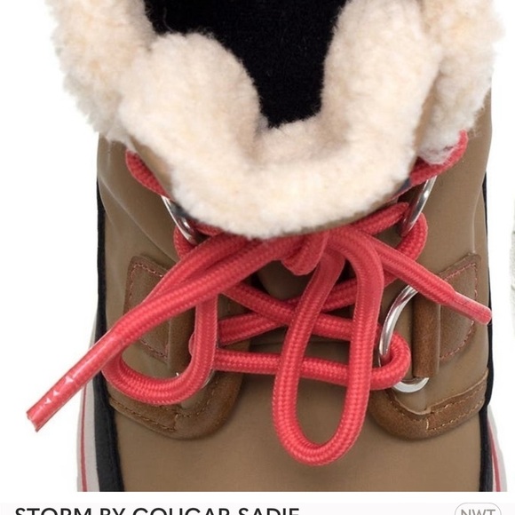 Cougar Storm Tan and Black Boots - Picture 3 of 10